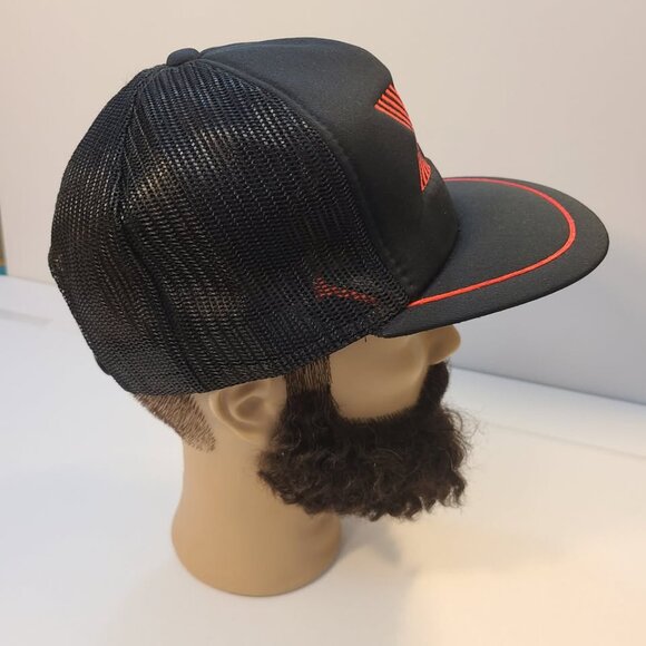 Vintage 90s Yokohama Embroidered Adjustable Mesh Trucker Hat - Picture 4 of 6